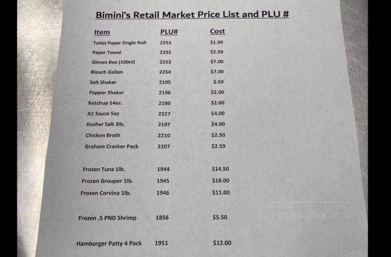 Bimini's Oyster Bar & Seafood - Myrtle Beach, SC