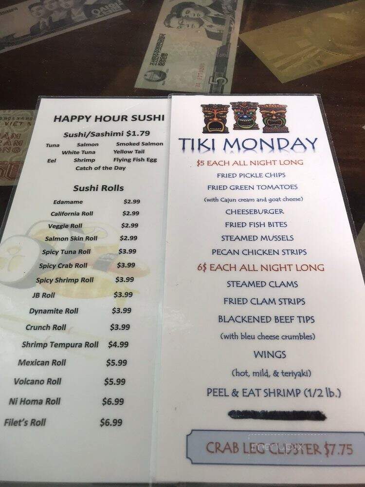 Filets - North Myrtle Beach, SC menu_pic