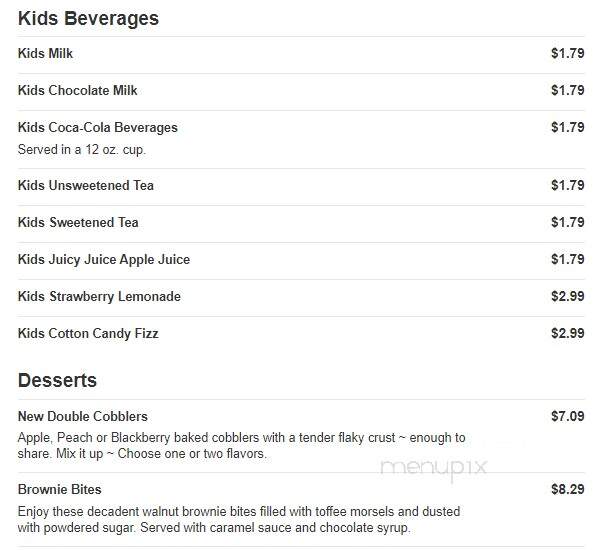 O'Charley's - Columbia, TN menu_pic