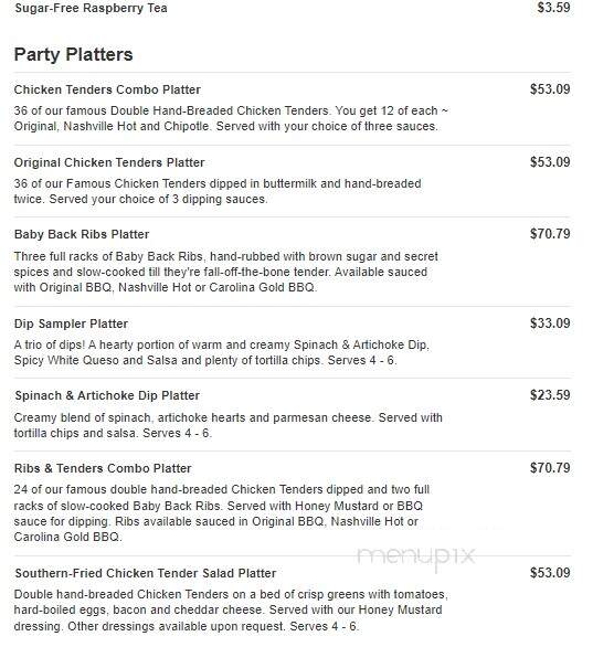 O'Charley's - Columbia, TN menu_pic