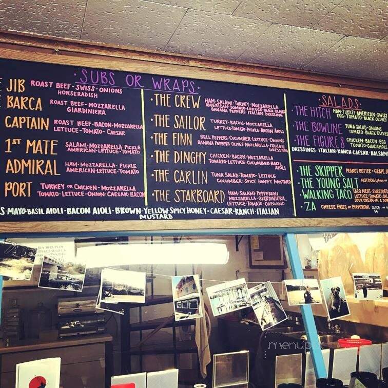 Greer's Pier - Manitowish Waters, WI menu_pic