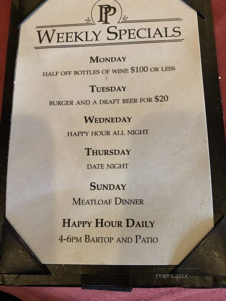 Patty's Place - Seal Beach, CA menu_pic