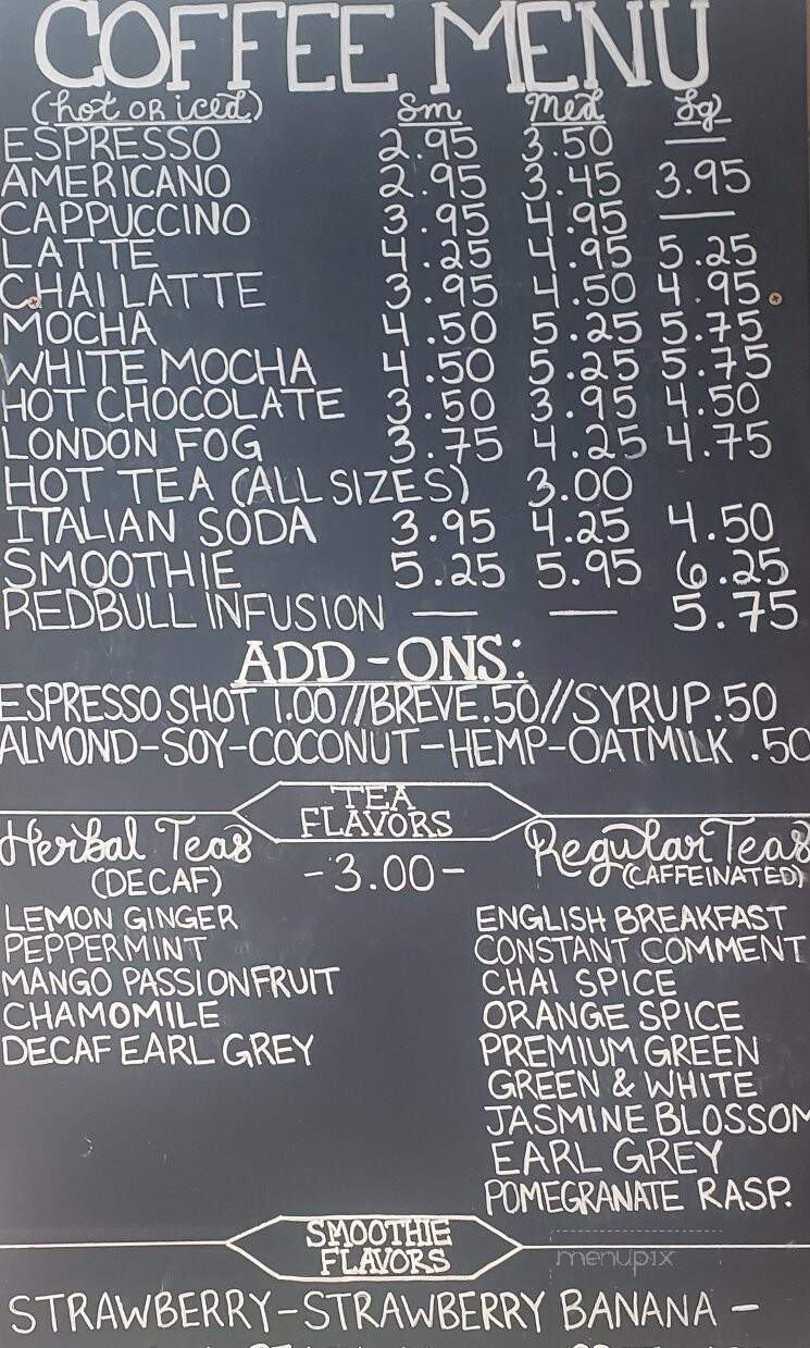 Ellie's Espresso & Bakery - Weed, CA menu_pic