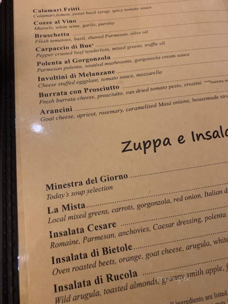 Maurizio's - Morgan Hill, CA menu_pic