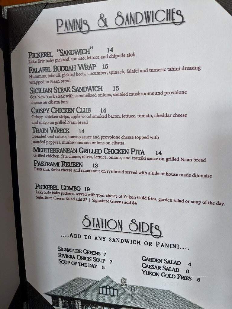 Mettawas Station Mediterranean Restaurant - Kingsville, ON menu_pic