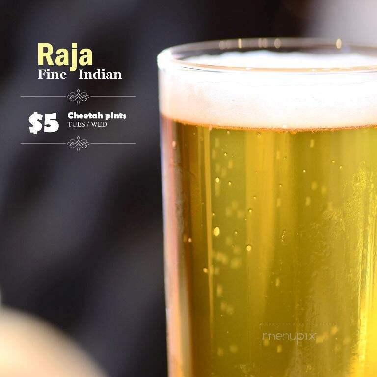 Raja Fine Indian Cuisine - Kitchener, ON menu_pic