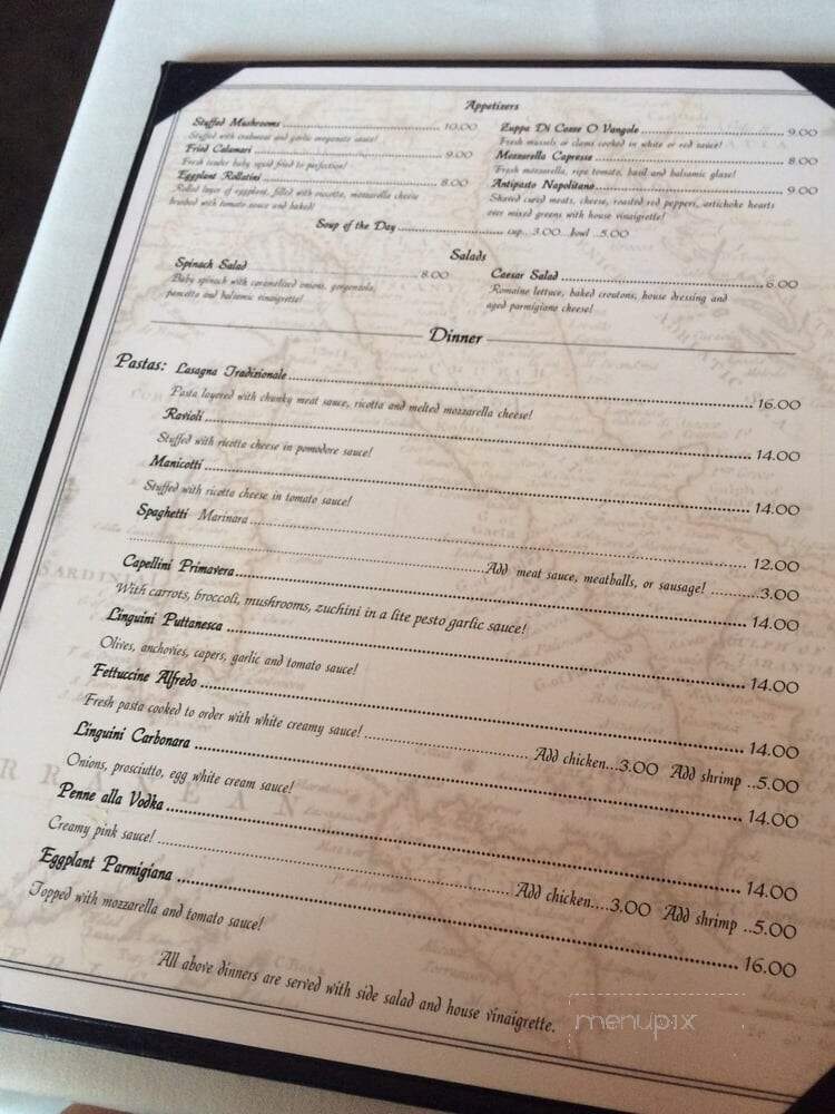 Sole Italian Restaurant - Myrtle Beach, SC menu_pic
