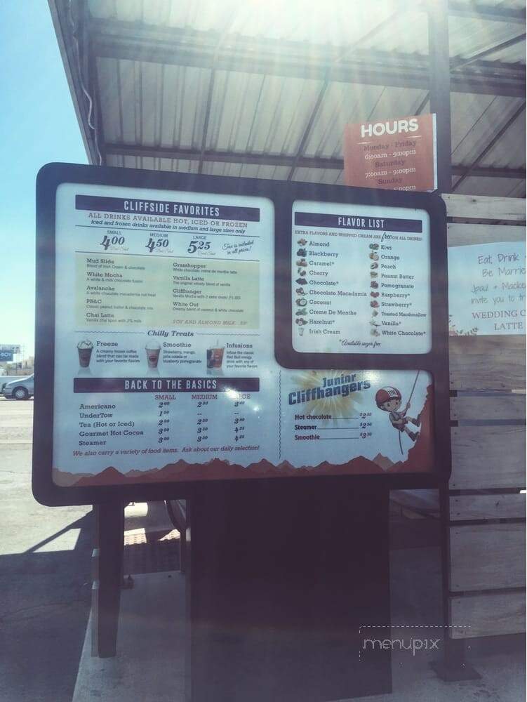 Cliffside Coffee - Amarillo, TX menu_pic