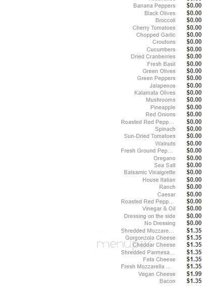 Pizza Roto - Concord, OH menu_pic