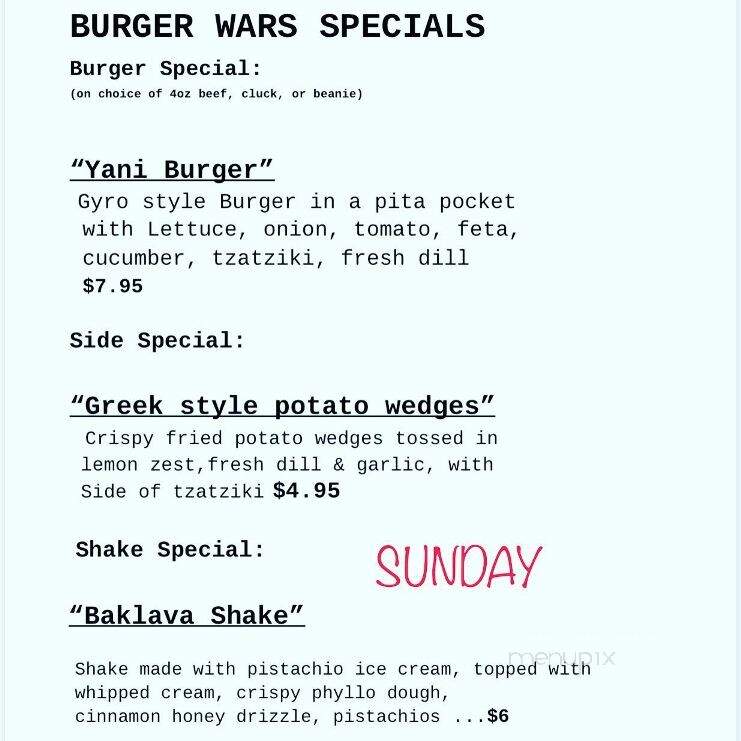 Lexie's - Dover, NH menu_pic