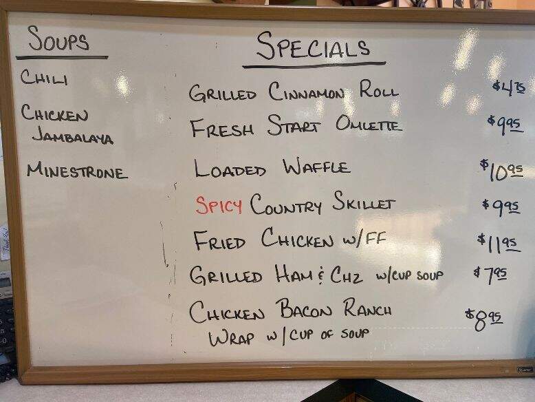 Free Range Pancake House - Marshall, MI menu_pic