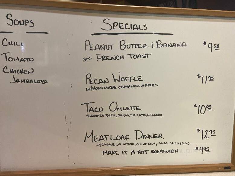 Free Range Pancake House - Marshall, MI menu_pic