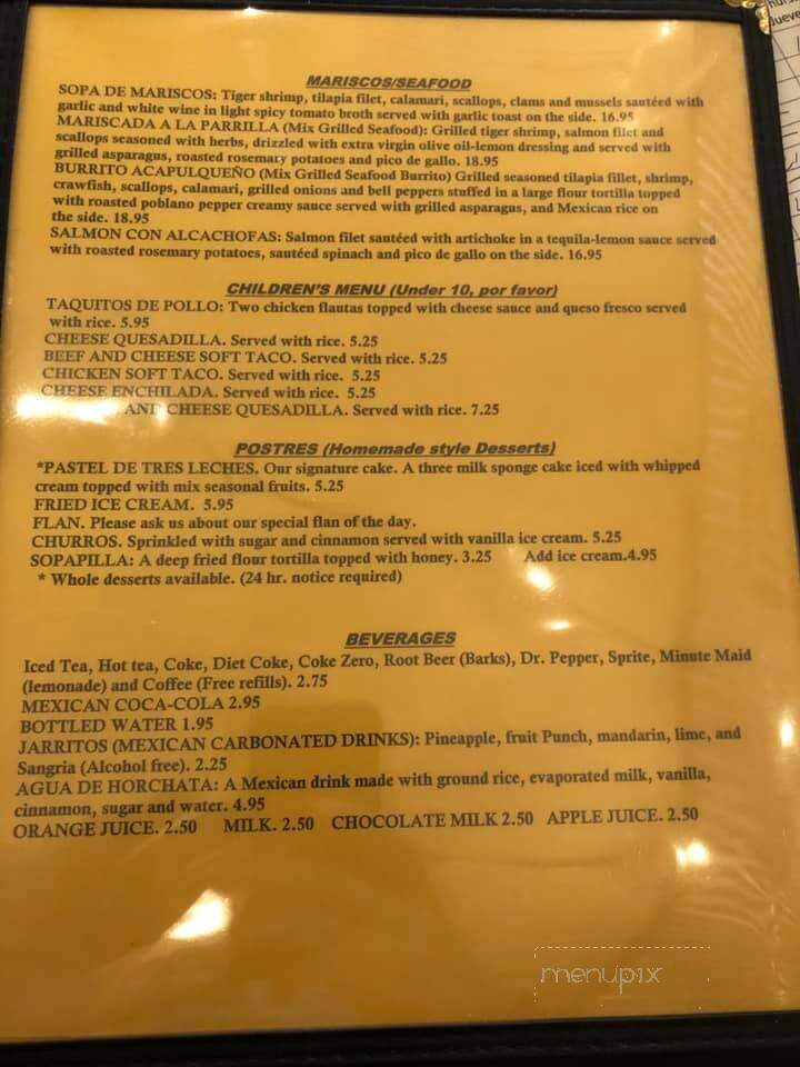 Taqueria Los Hermanos - Dunwoody, GA menu_pic