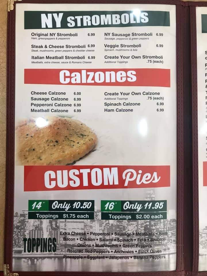 Italian Pizzeria - Live Oak, FL menu_pic