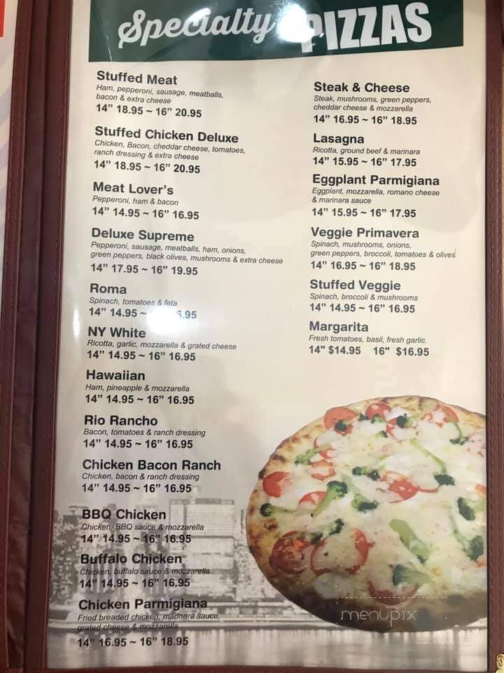 Italian Pizzeria - Live Oak, FL menu_pic