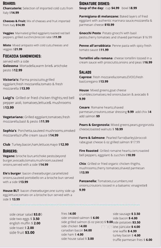 Breakfast at Victoria's - Sarasota, FL menu_pic