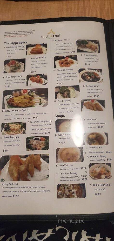 Sushi Thai - Tullahoma, TN menu_pic