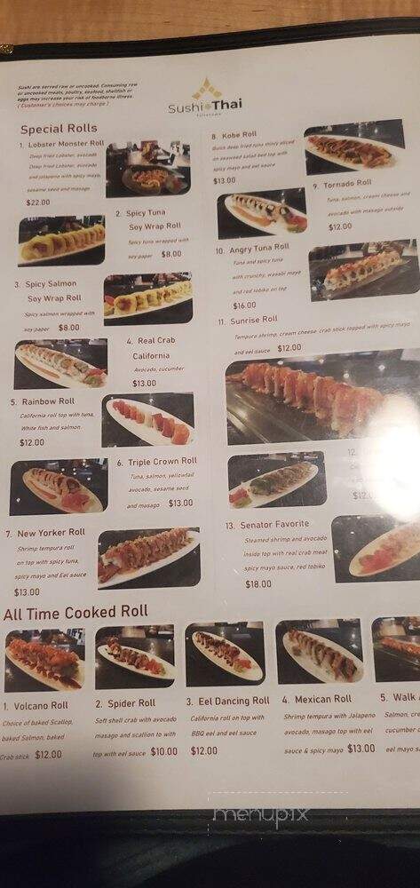 Sushi Thai - Tullahoma, TN menu_pic