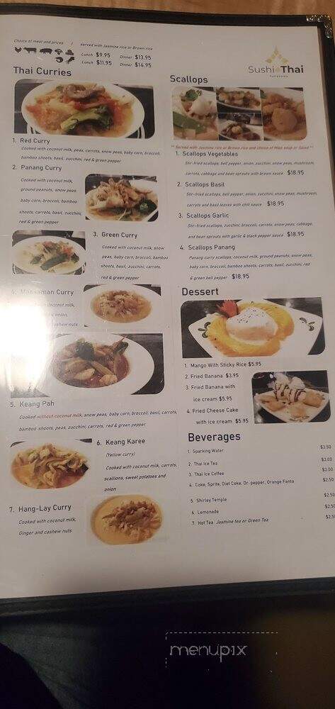 Sushi Thai - Tullahoma, TN menu_pic