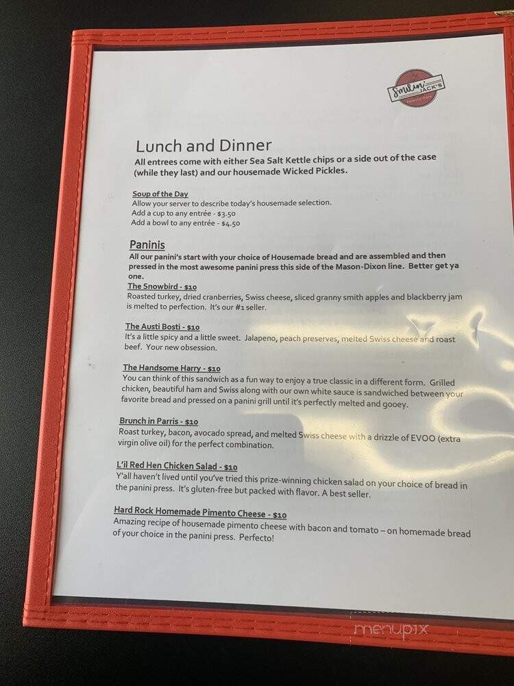 Smilin Jack's Cafe - Knoxville, TN menu_pic