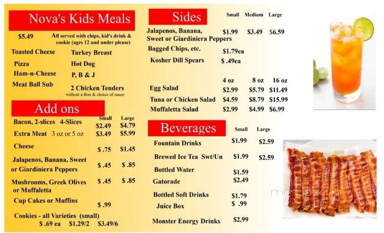 Big Daddy's Sub Shop - Orange Park, FL menu_pic