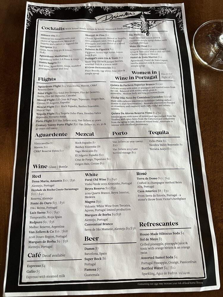 Aguardente - Providence, RI menu_pic