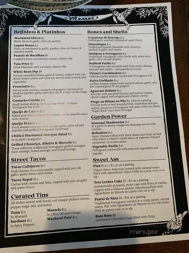 Aguardente - Providence, RI menu_pic