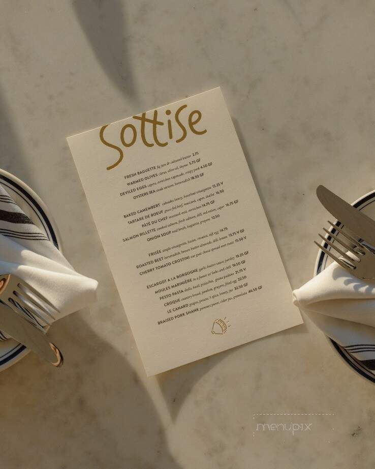 Sottise - Phoenix, AZ menu_pic