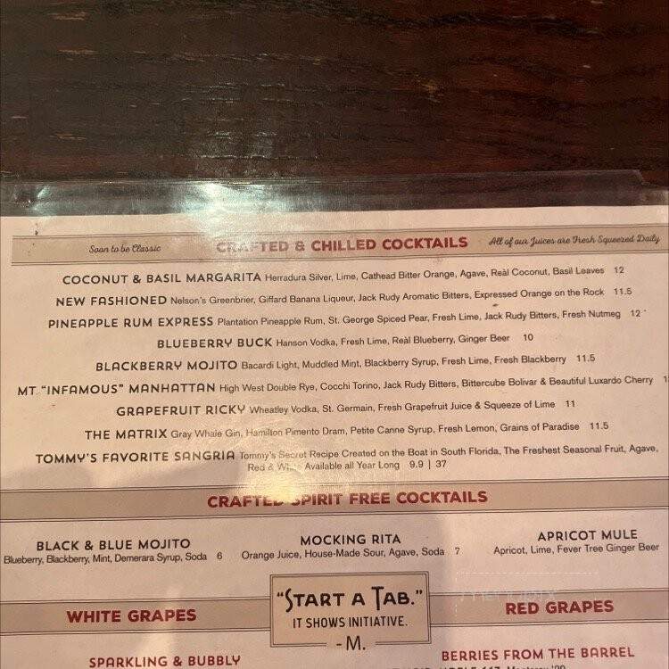 Marlow's Tavern - Woodstock, GA menu_pic