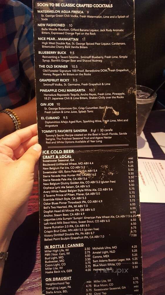 Marlow's Tavern - Woodstock, GA menu_pic