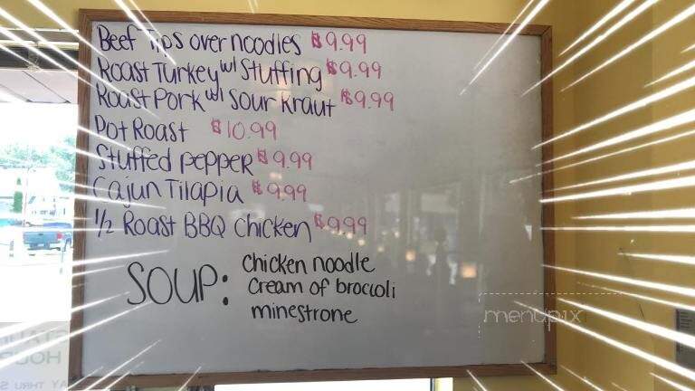 Sammy's Family Restaurant - Grand River, OH menu_pic