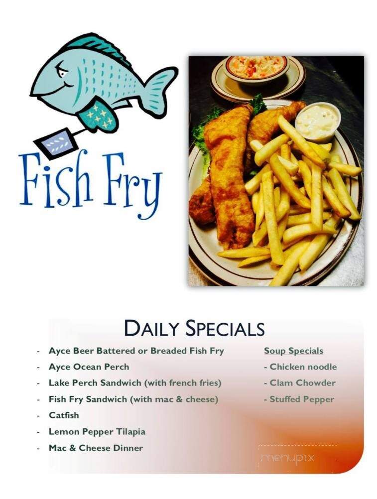 Sammy's Family Restaurant - Grand River, OH menu_pic