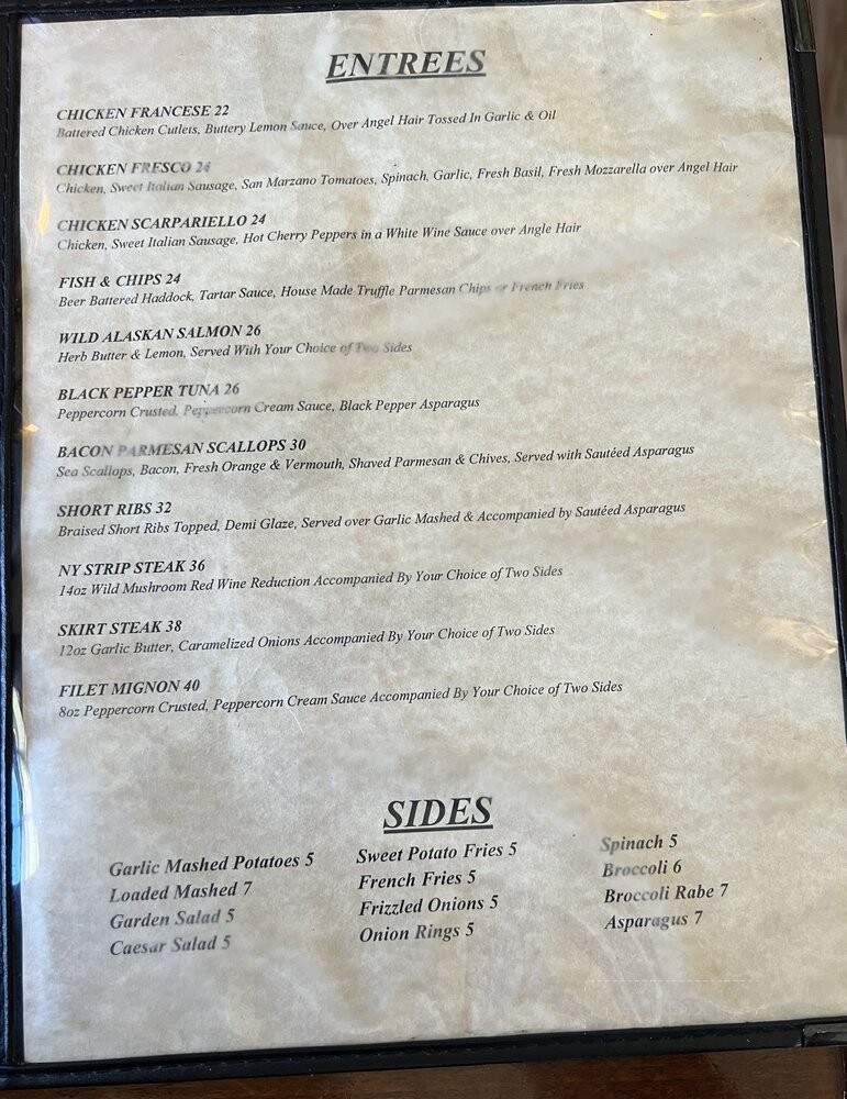 Carriage House Restaurant & Tavern The - Patterson, NY menu_pic