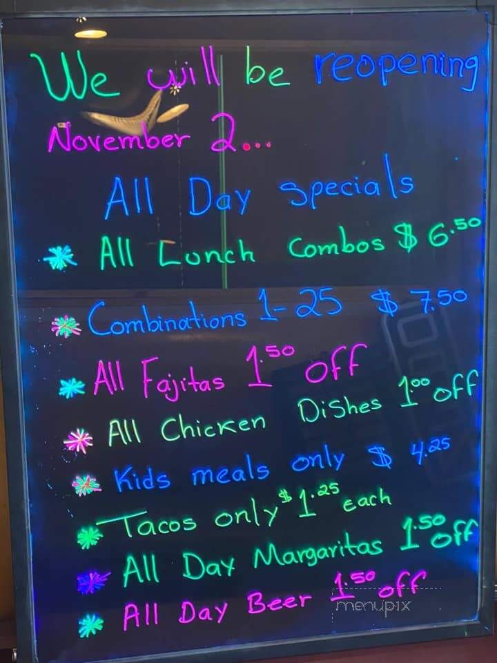 Mi Ranchito - Van Wert, OH menu_pic