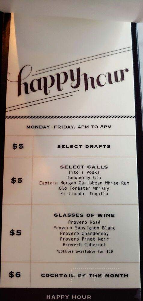 Igby's Bar - Cincinnati, OH menu_pic