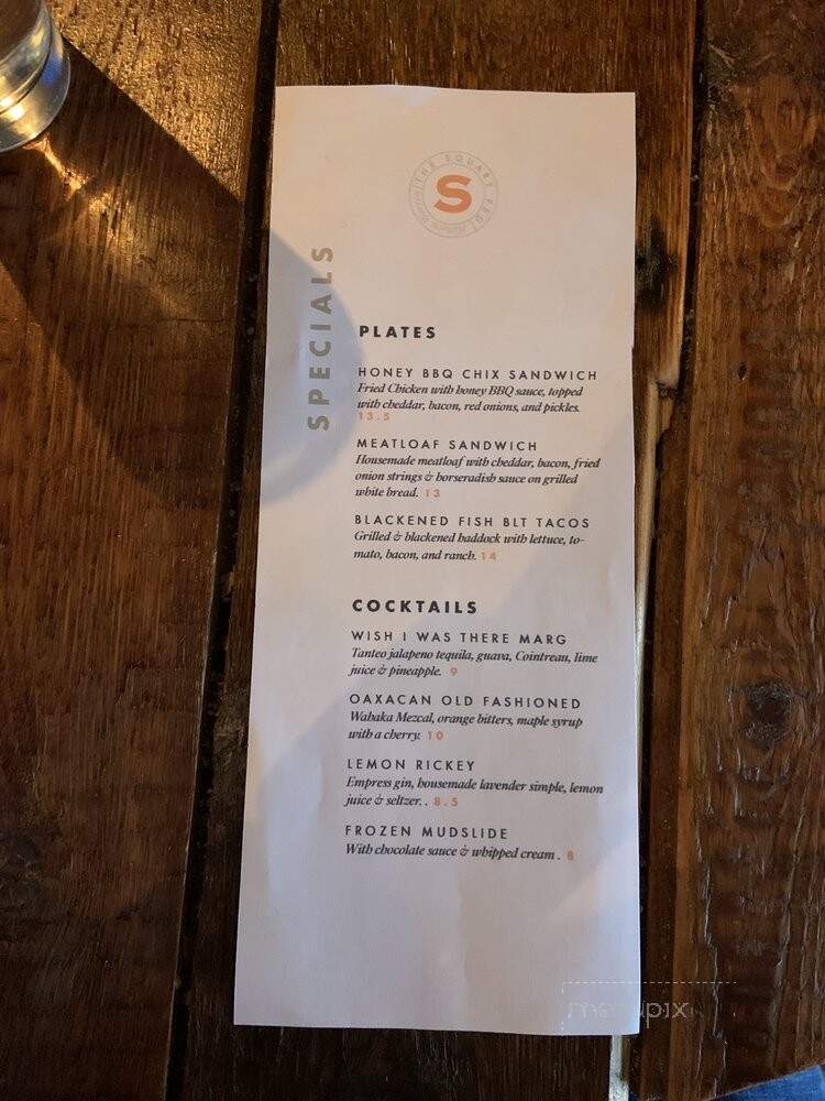Square Peg - Warren, RI menu_pic
