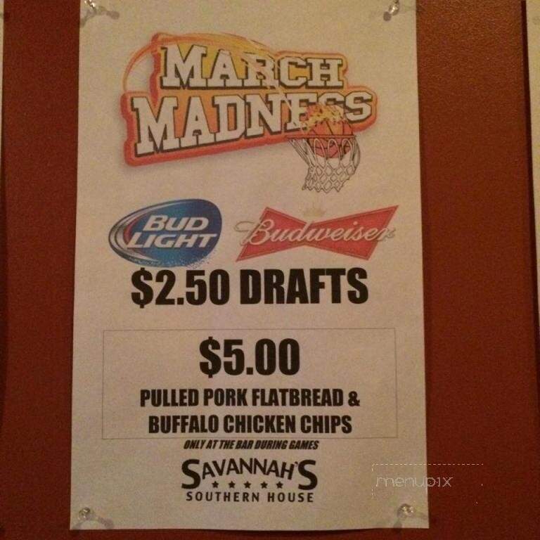 Savannah's and Company - Cortlandt Manor, NY menu_pic