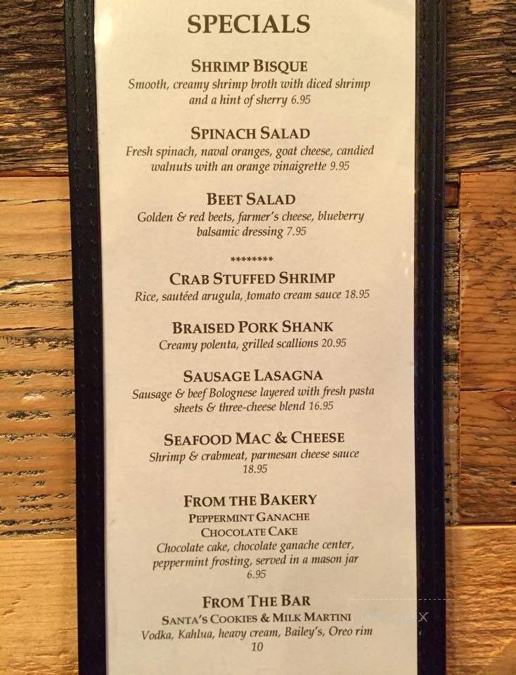 Savannah's and Company - Cortlandt Manor, NY menu_pic