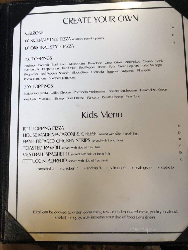 Vito's in the Valley - Chesterfield, MO menu_pic