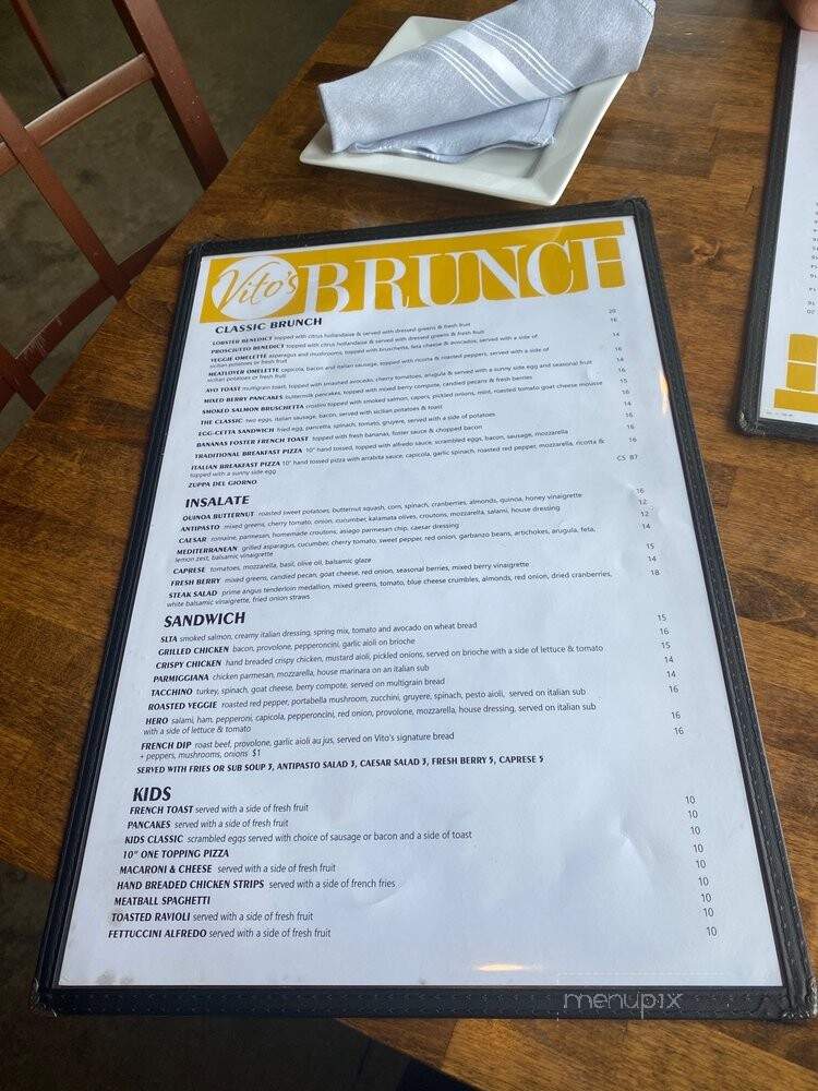 Vito's in the Valley - Chesterfield, MO menu_pic