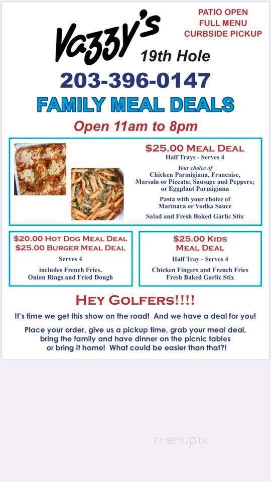 Vazzano's Four Seasons - Stratford, CT menu_pic
