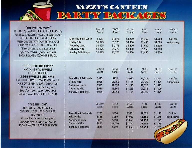 Vazzano's Four Seasons - Stratford, CT menu_pic