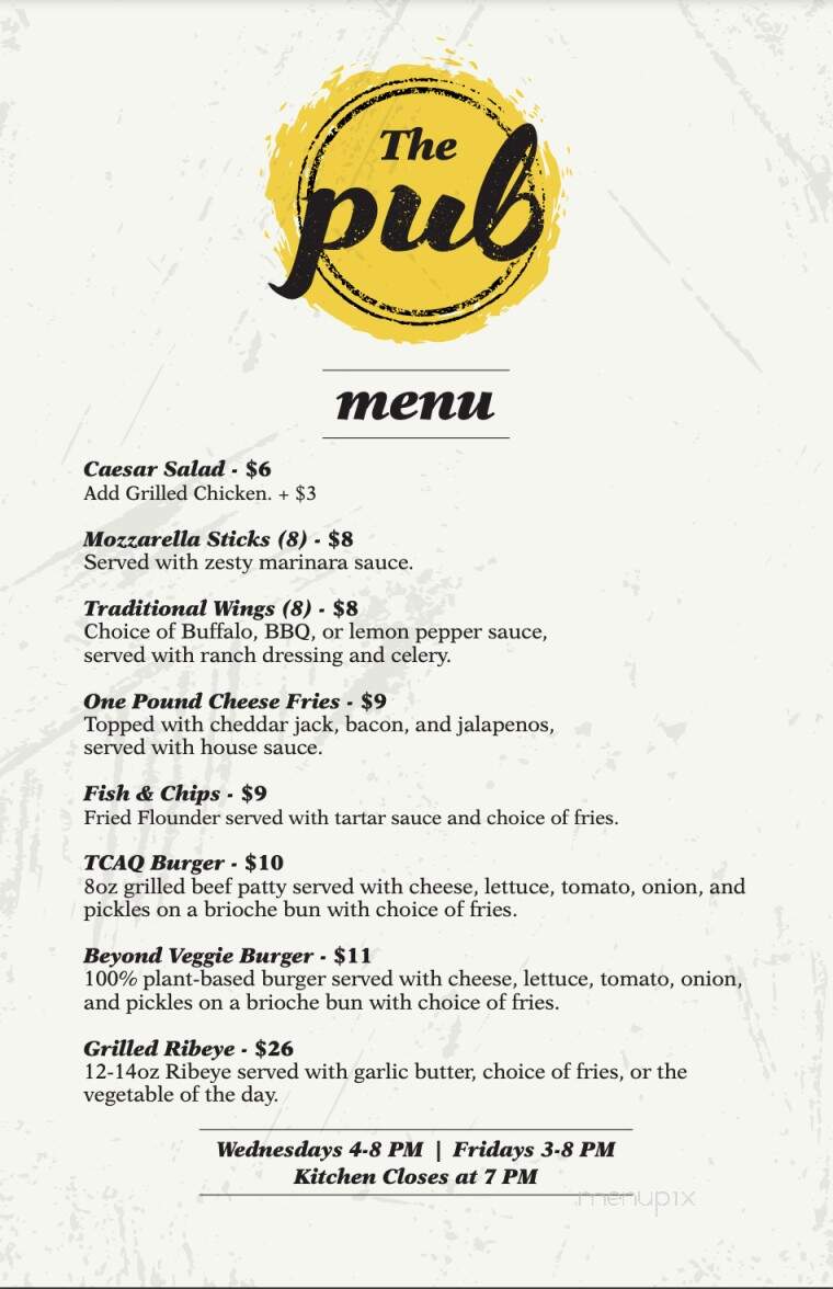 The Clubs at Quantico - Quantico, VA menu_pic