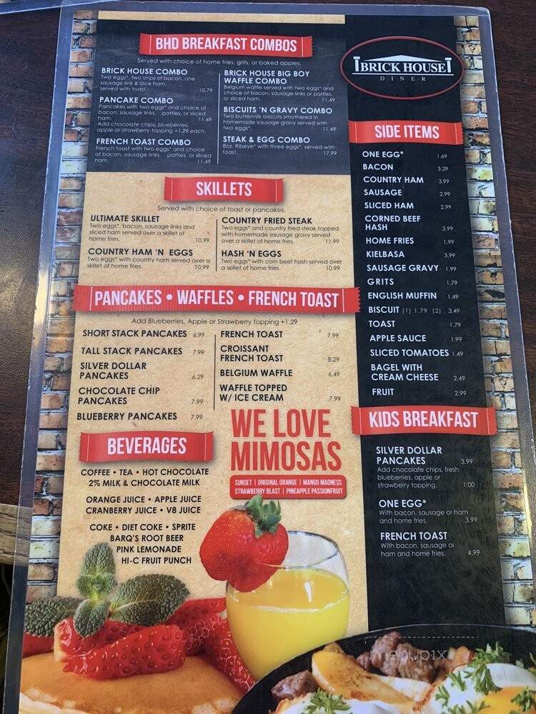 Brick House - Midlothian, VA menu_pic