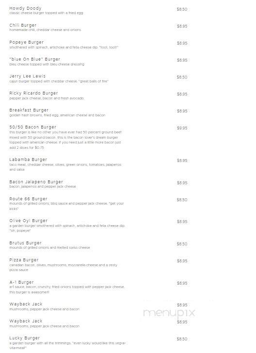 Wayback Cafe - Lewiston, ID menu_pic