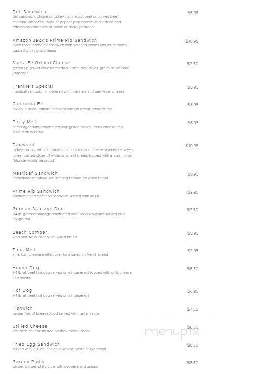 Wayback Cafe - Lewiston, ID menu_pic