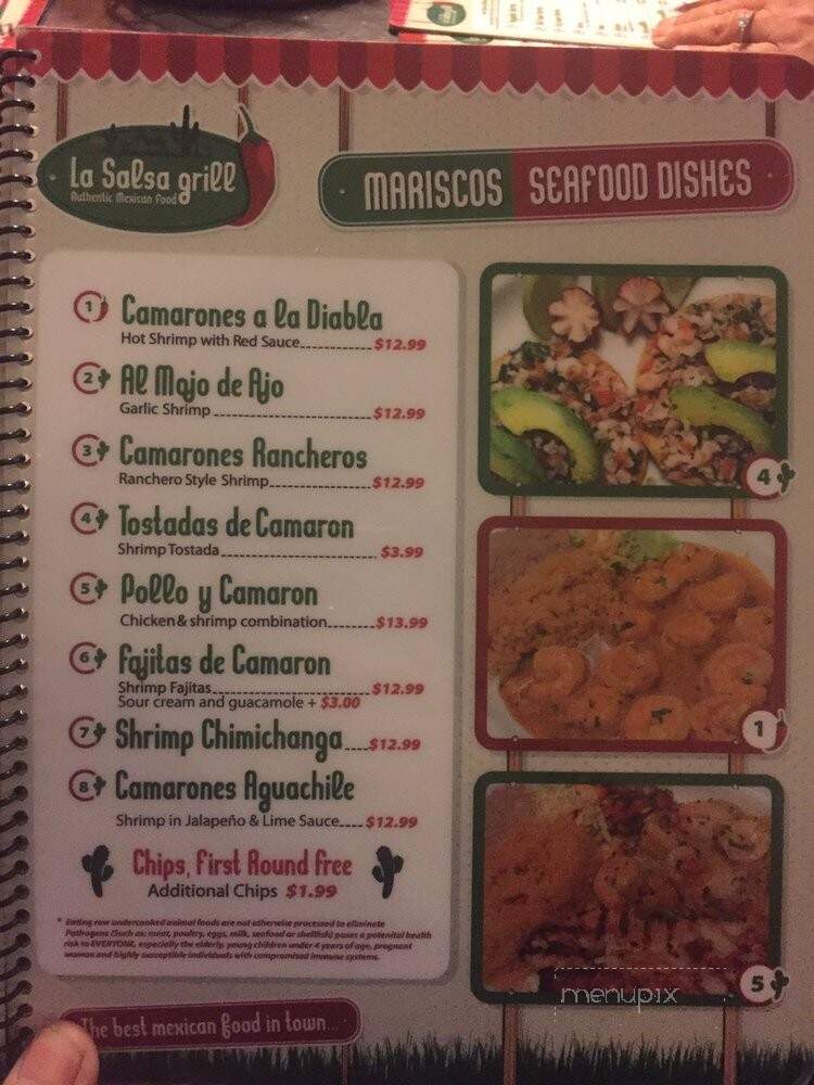 La Salsa Grill - Carson City, NV menu_pic