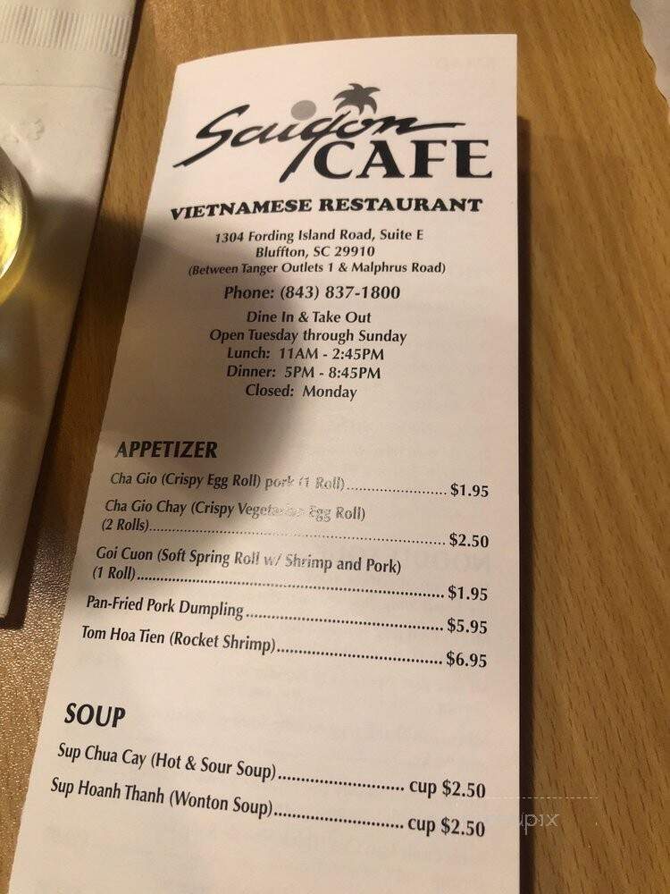 Saigon Cafe - Bluffton, SC
