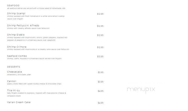 Napoli's - Lumberton, TX menu_pic