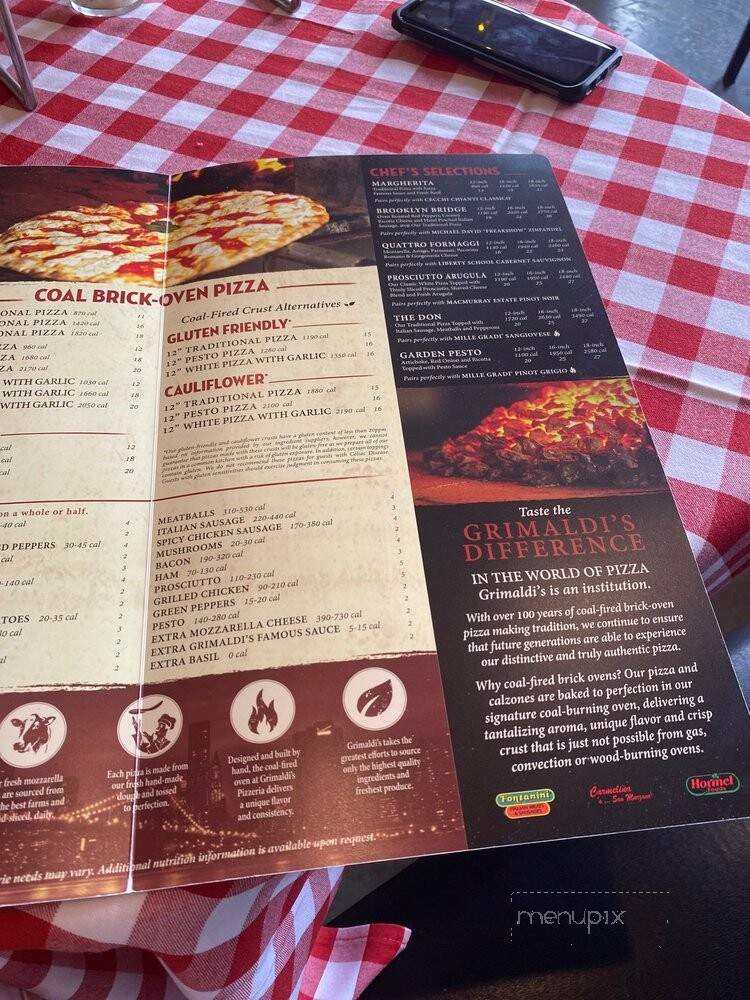 Grimaldi's Pizzeria - Peoria, AZ menu_pic